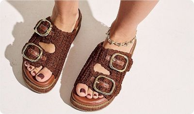 Tamanco Bali Marrom Look Versátil