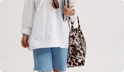 Estilo Bolsa Melissa Vaca