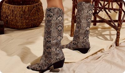 Estampa cobra Bota Jordana