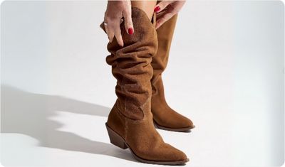 Bota Feminina Rubia Bege