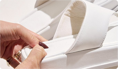 Design flip flop Chinelo Flatform Búzios Branco