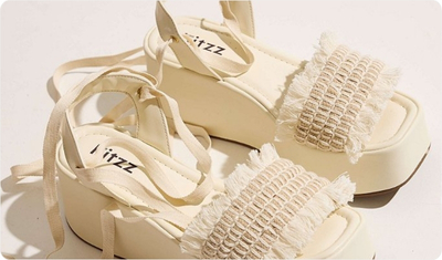 Detalhes Sandália Chali Off White