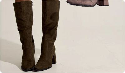 Bota Nara Verde Militar Look Versátil