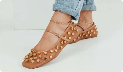 Detalhes Sapatilha Blair Caramelo