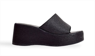 Tamanco Feminino Plataforma Elen Preto