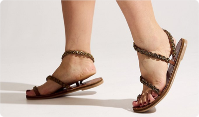 Estilo Sandália Eloa Camel