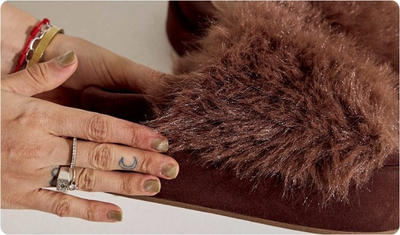 Tamanco Fifi Camel tendência da Coleção Flow