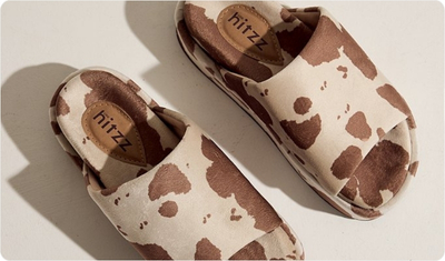 Plataforma de 7 cm do Tamanco Fifi Branco e Bege