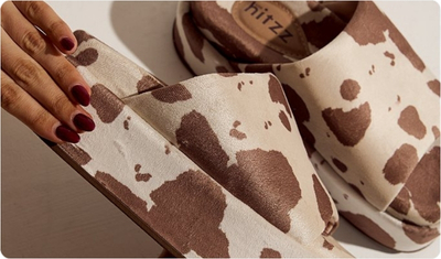 Tamanco Feminino Fifi Branco e Bege UseHitzz