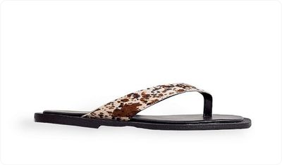 Chinelo Flatform Feminino Fuji Animal Print