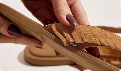 Detalhes Chinelo Fuji Camel