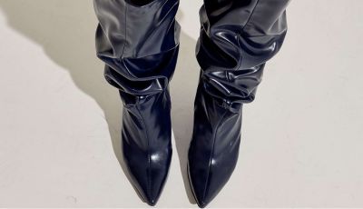 Bota Feminina Cano Longo Tratorada Zuna Preta