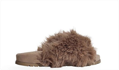 Flatform Feminina Pelos Gigi Fendi