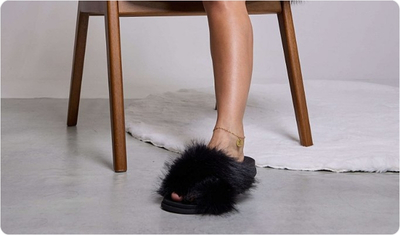 Detalhes da Flatform Gigi Preta