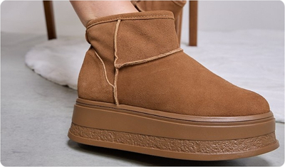 Forro peluciado Bota Hiori Bege