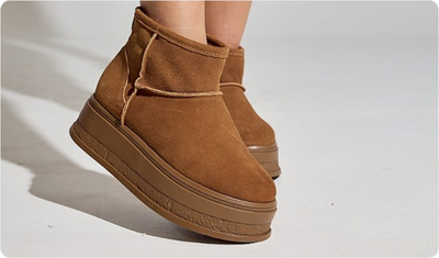 Bota Hiori Bege Coleção Flow