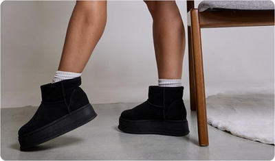 Bota Hiori Preta em looks de inverno