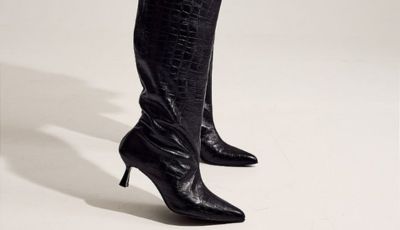 Detalhe solado tratorado Bota Zuna Preta