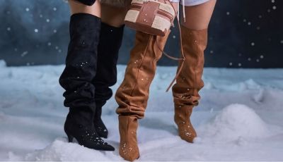 Detalhe couro brilhante Bota Zuna Preta