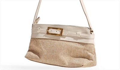Bolsa Feminina Lateral Jess Off White