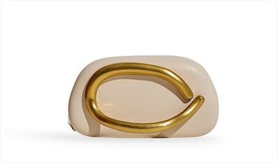 Bolsa Cloutch Feminina Joy Off White