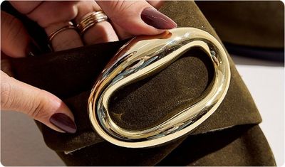 Detalhes Rasteira Sofi Marrom