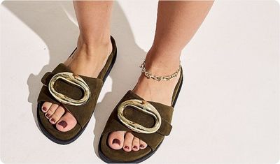 Rasteira Sofi Marrom UseHitzz