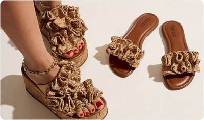 Tamanco Kala Bege Look Versátil