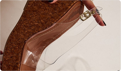 Estilo Sandália Khloe Camel