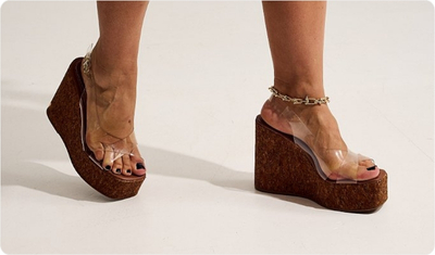 Sandália Khloe Camel UseHitzz