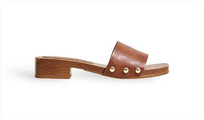 Tamanco Feminino Salto Baixo Komodo Camel