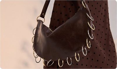 Estilo Bolsa Kuromi Marrom