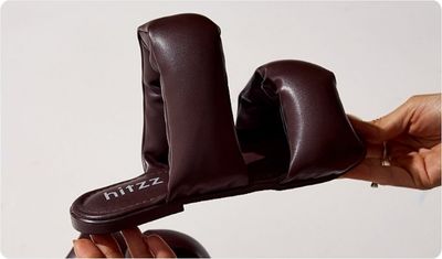 Detalhes Flat Lala Marrom