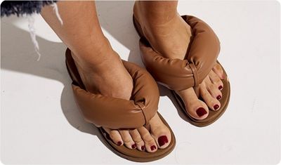 Chinelo Lele Camel Look Versátil