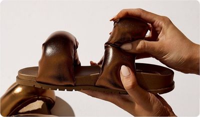 Detalhes Papete Lili Bronze