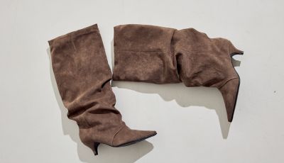 Bota Feminina Cano Longo Tratorada Zuna Preta