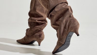 Look com Bota Cano Longo Zuna Preta