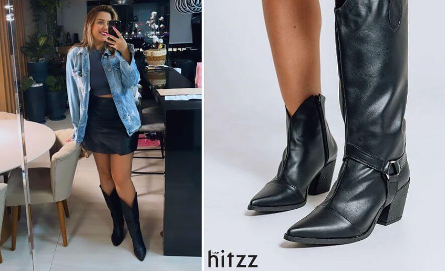 Bota Cano Alto Melina Use Hitzz Look Feminino