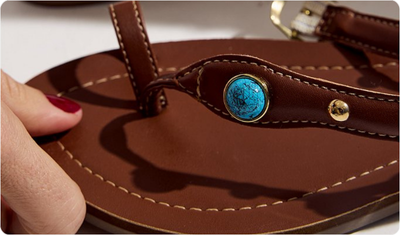 Estilo Sandália Luna Camel