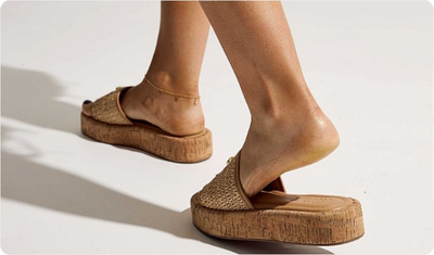 Flatform Mada Bege Look Versátil