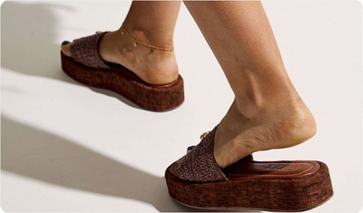 Flatform Mada Marrom Look Versátil