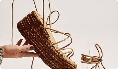 Detalhes Sandália Malia Camel