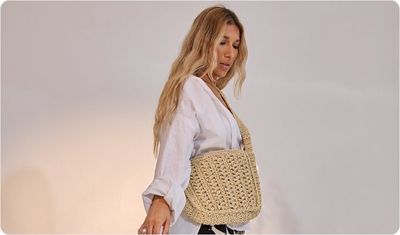 Detalhes Bolsa Maui Bege