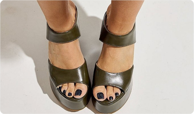 Tamanco Miley Verde Look Versátil