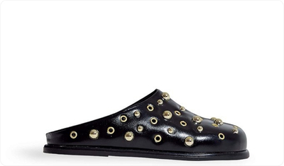 Clog Feminino Tachas Morgan Preto