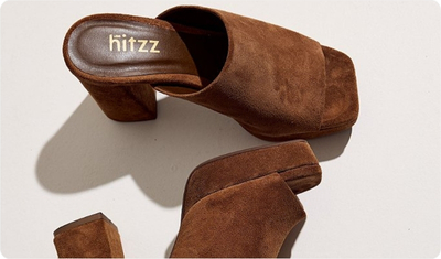 Detalhes Tamanco Nísia Camel