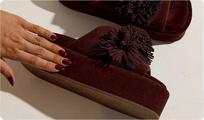 Detalhes Tamanco Fifi Summer Marrom