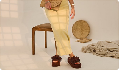 Tamanco Feminino Plataforma Fifi Summer Marrom