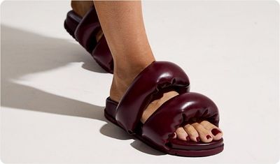 Papete Lili Bordô Look Versátil