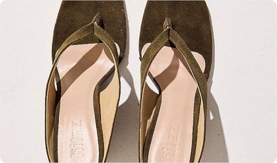 Estilo Tamanco Misaki Verde Militar